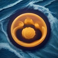 o站 App 频道页，横向标签栏切换不同内容分类，背景为深紫色调